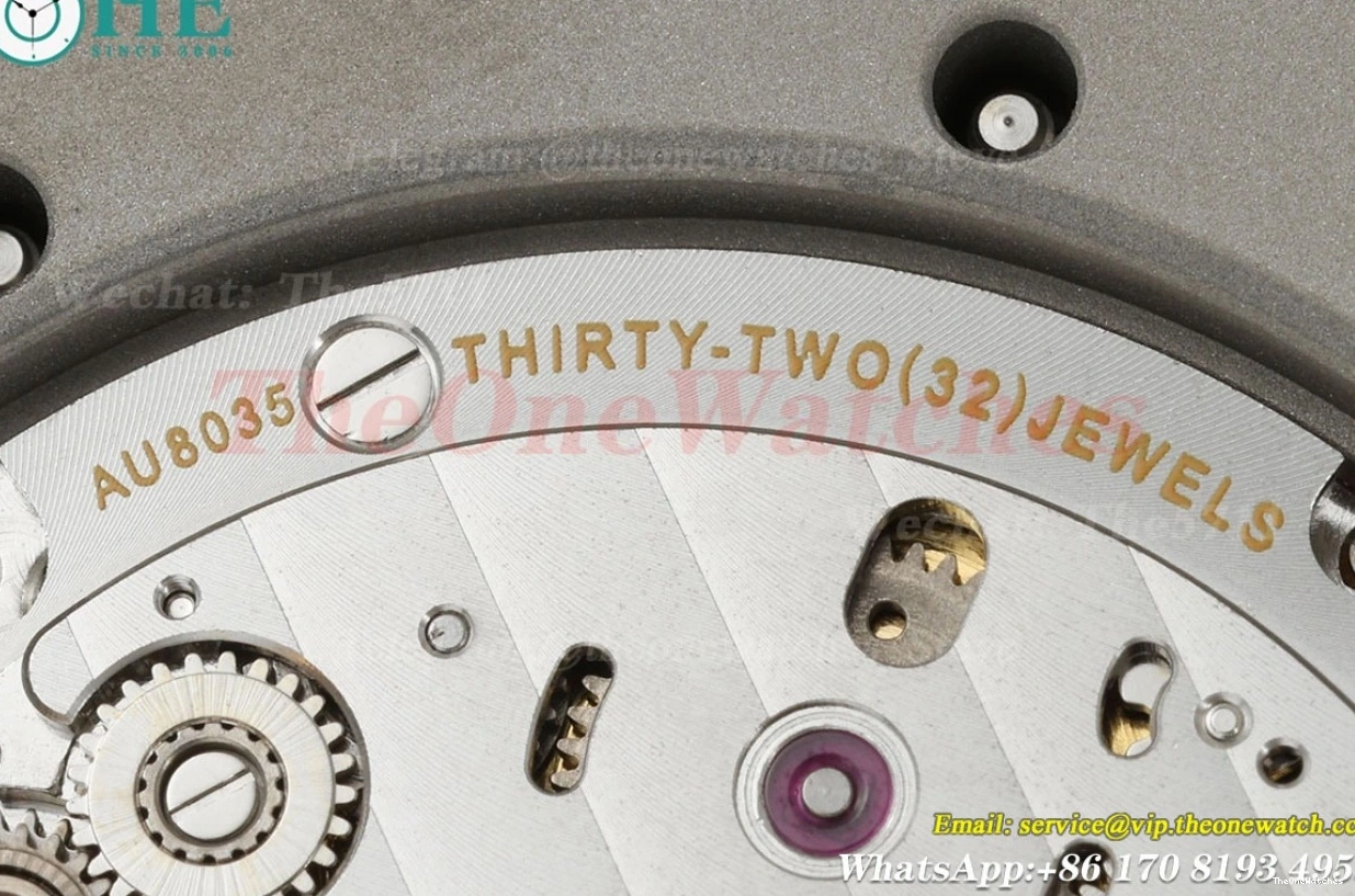 Clone TKF SS A4302 41mm White Dial Oak 15500 SS Royal Super 0227